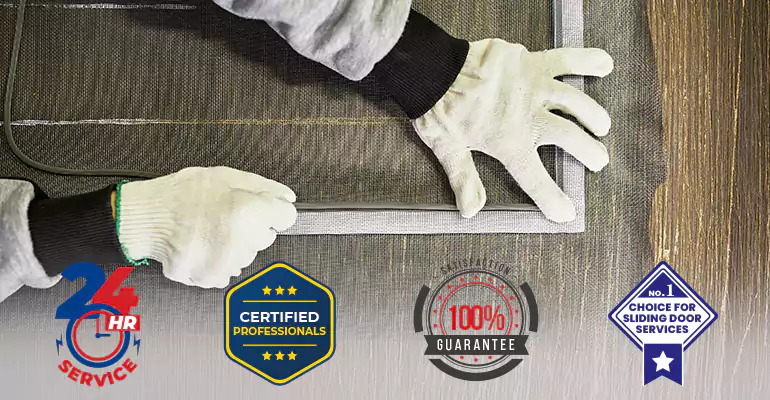 Commercial Mesh Door Repair in Lantana