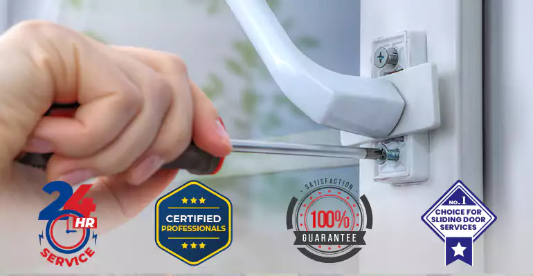 Broken Patio Door Handle Repair in Lantana