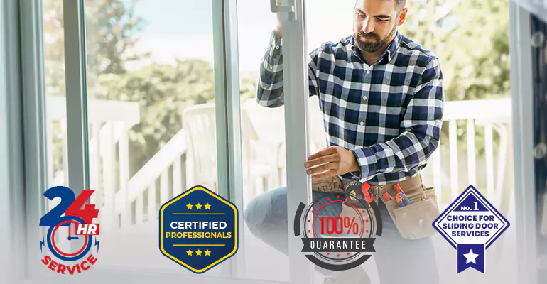 Leaking Sliding Glass Door Repair in Lantana