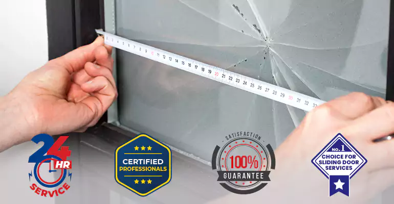 Residential Sliding Door Glass Repair in Lantana