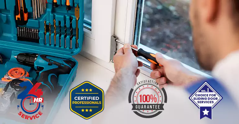 Sliding Patio Door Squeaks Repair Near Me in Lantana
